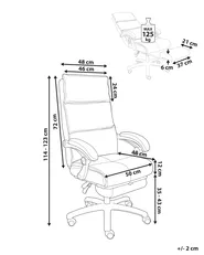 Executive Chair EATON Chenille Pastel Pink_1076951
