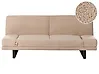 Sofa rozkładana dla 2 osób YORK Boucle Beżowy