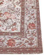 Tappeto BINNISZ Rosso 80 x 150 cm Cotone_852568