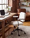 Desk Chair PAWNEE Boucle Off-White