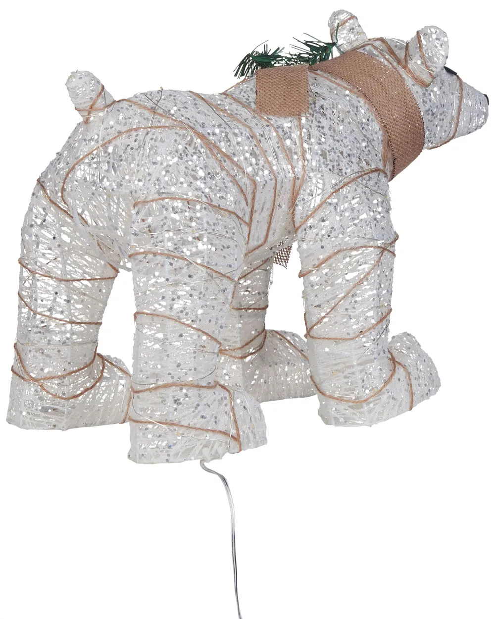 Outdoor Decoration LED SIVULA 34 cm Bear White_812532