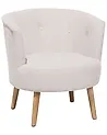 Armchair ODENZEN Fabric Off-White