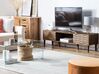TV-Möbel dunkler Holzfarbton 160 x 40 x 46 cm KAYAN_753041