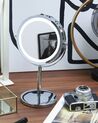 Kosmetické stolní zrcadlo s LED osvětlením ø 20 cm VERDUN_915711