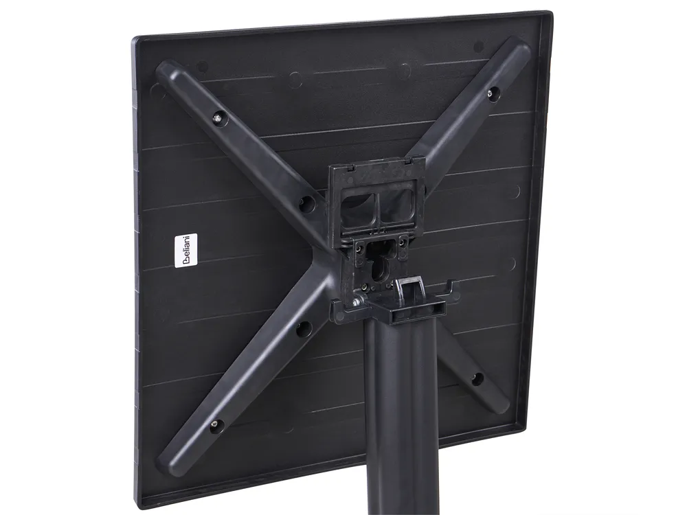 Stolik ogrodowy barowy LEMNOS 60 cm 60 cm Czarny_1034952