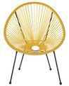 PE Rattan Accent Chair Yellow ACAPULCO II_795171