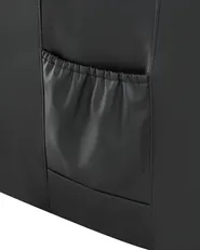Sedia reclinabile elettrica ETER Pelle sintetica Nero_1003059