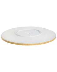 Lampa sufitowa LED VELORA Z pilotem Ze ściemniaczem Jasnobrązowy_1131007