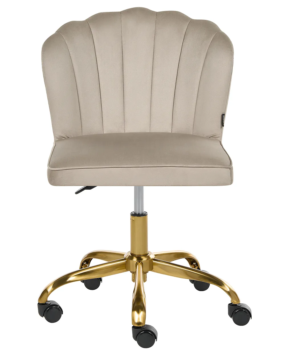 Desk Chair VALTICELLO Velvet Taupe_1163895