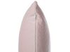 Rózsaszín bársony díszpárna kétdarabos szettben 45 x 45 cm PASQUE_769494