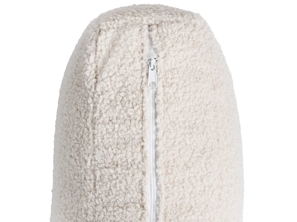 Sofa Bed 2 Seater BREKKE Boucle Off-White_1068002