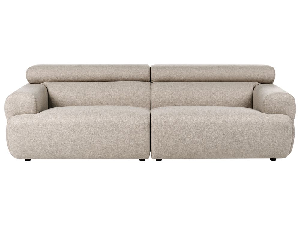 Sofá 3 lugares HOVDEN Tecido Creme