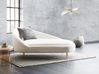 Left-Hand Chaise Longue VALREAS Boucle Off-White