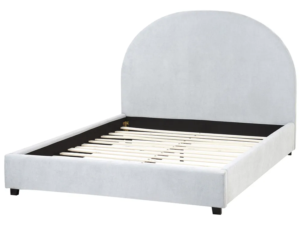 Bed Chenille VAUCLUSE 140 x 200 cm (EU Double) Light Blue_968824