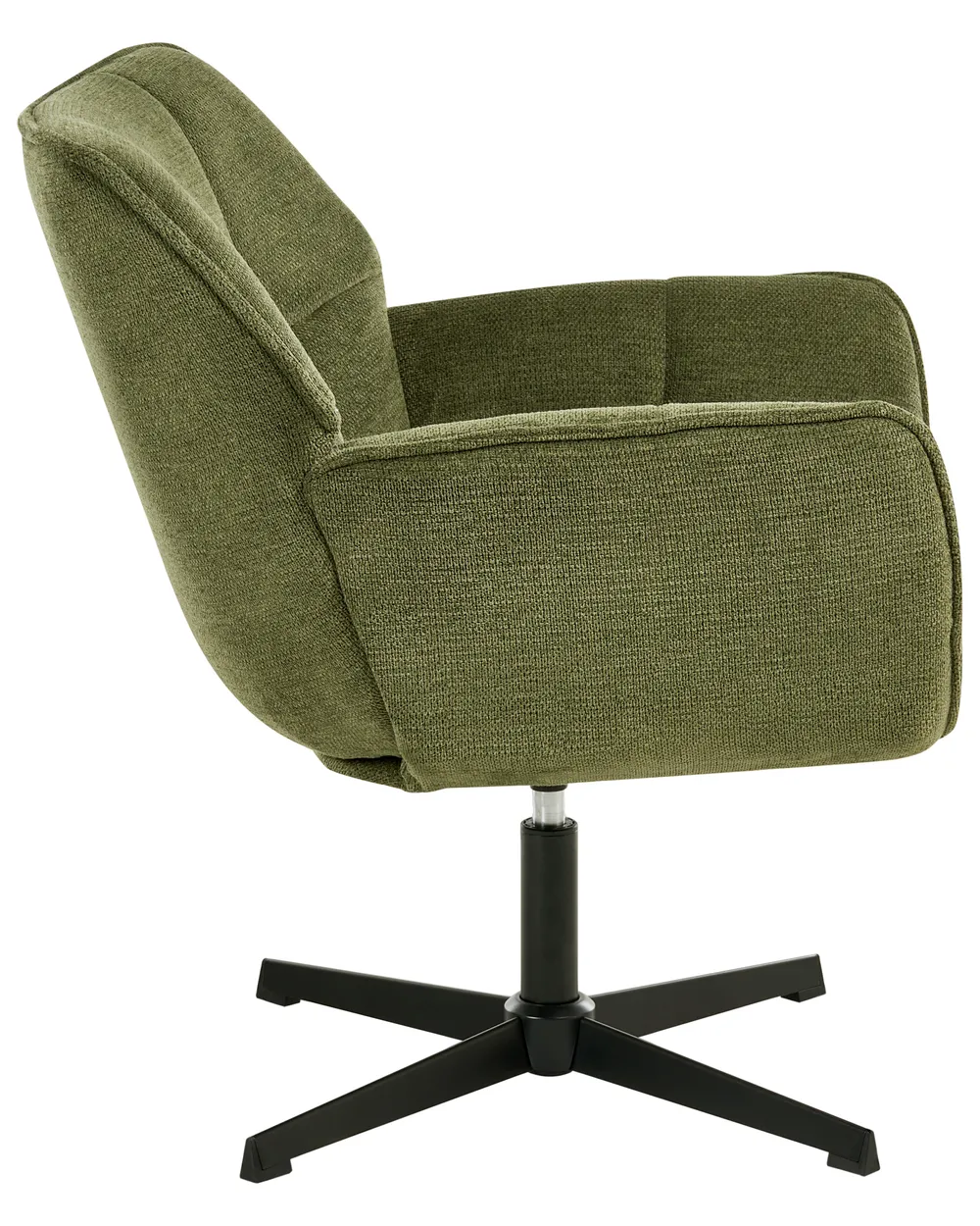 Swivel Armchair AUMA Fabric Green