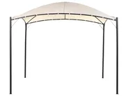 Gazebo VOMERO 305 cm 305 cm Metallo Beige_866416