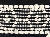 Bavlnená nástenná dekorácia so strapcami béžová a čierna MURIDKE_841348