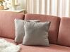 Set of 2 Teddy Decorative Cushions Beige SENECIA_888452