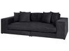 3-Sitzer Sofa schwarz mit Kissen GLORVIKA_927867