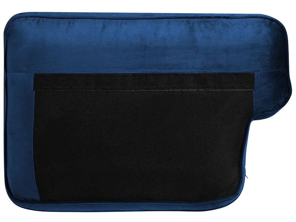 Divano 3 posti LOKKA Velluto Blu marino_704403