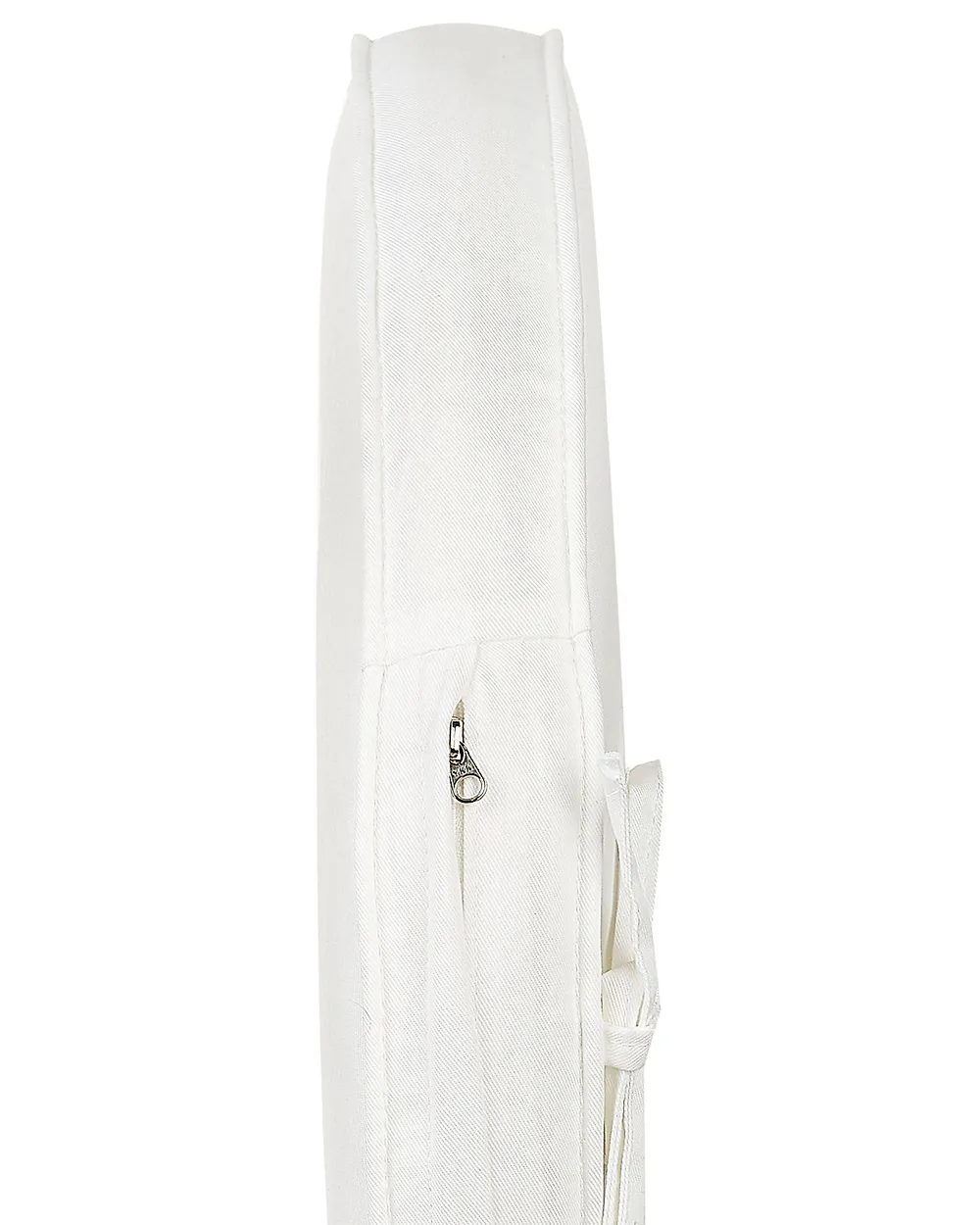 Fauteuil En Rotin Blanc Style Bohème - Avec Coussin Assorti - Pour Intérieur Et Extérieur