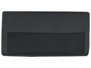 Corner Sofa 2 Seater BREDA Fabric Black Right Hand_946106
