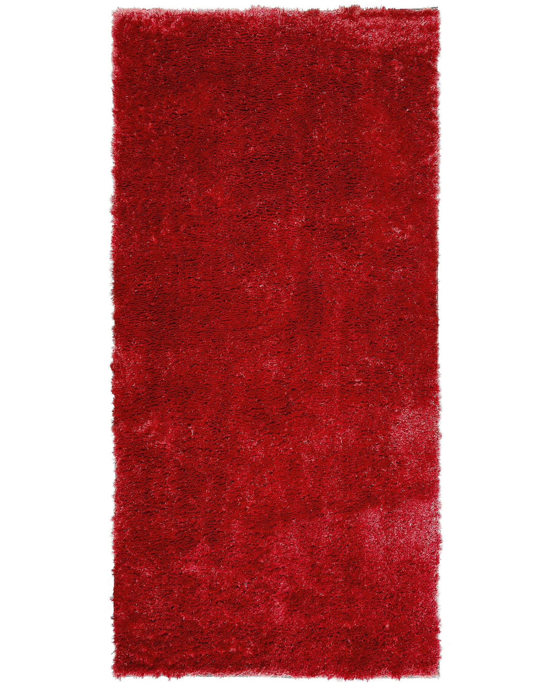 Tapis à poils longs EVREN Rouge 80 x 150 cm_758801