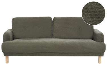 3-istuttava sohva vakosametti tummanvihreä TUVE