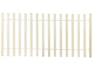 Säng med lamellram Furu GIVERNY 90 x 200 cm Vit_925054