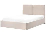 Bett mit Stauraum ARBOIS Stoff Beige 160 x 200 cm_1023165