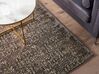 Viskózový koberec 160 x 230 cm sivá/zlatá ESEL_762538