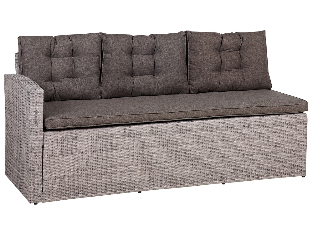 Garden corner sofa set with storage sale