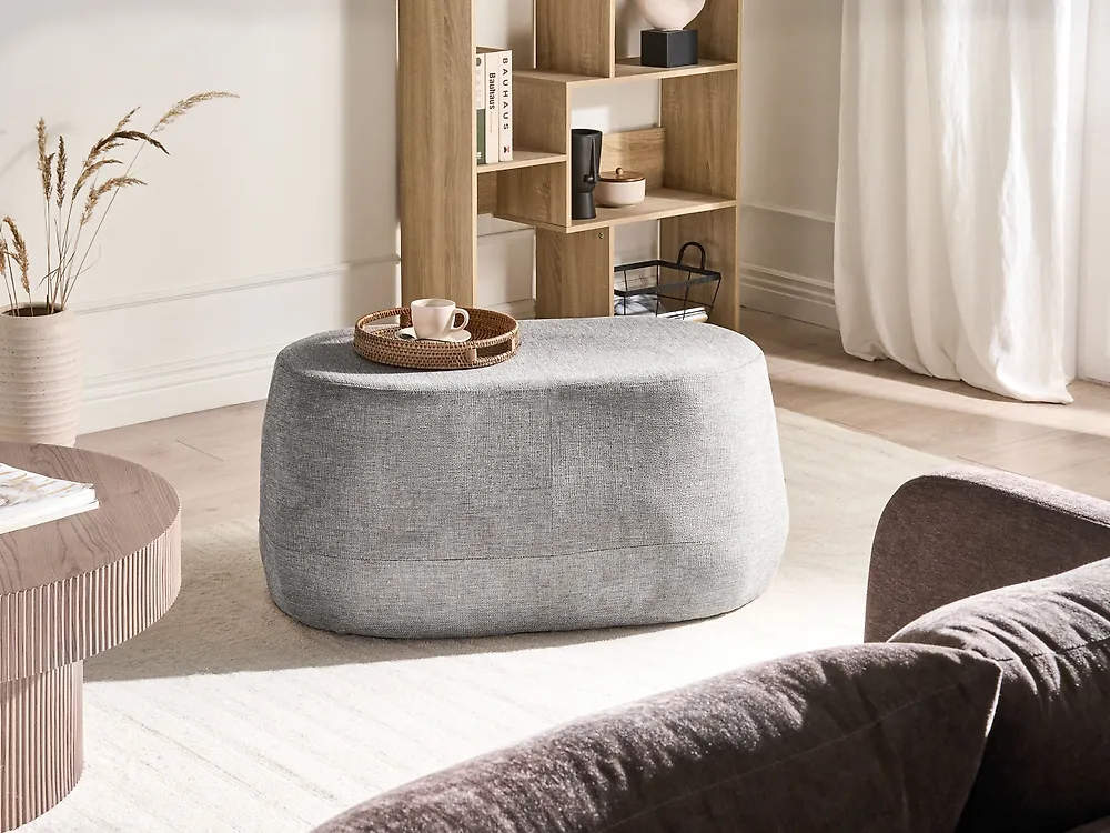 Upholstered Bench ASHTON Light Grey_1174400
