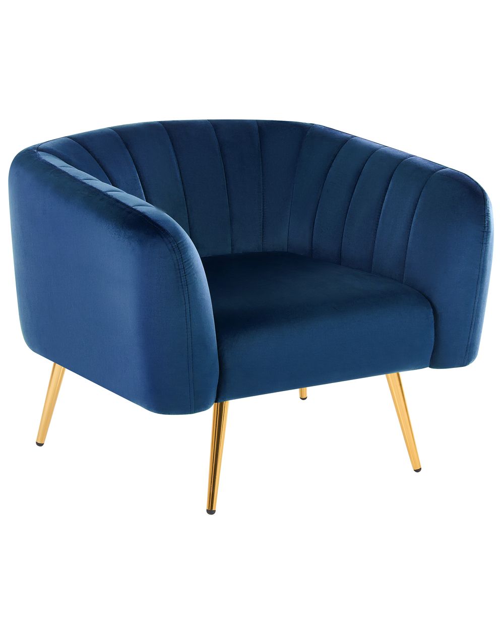Armchair LACONIA Velvet Dark Blue