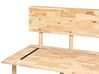 Tweezitsbank met tafel bouclé donkergroen SALO_932544