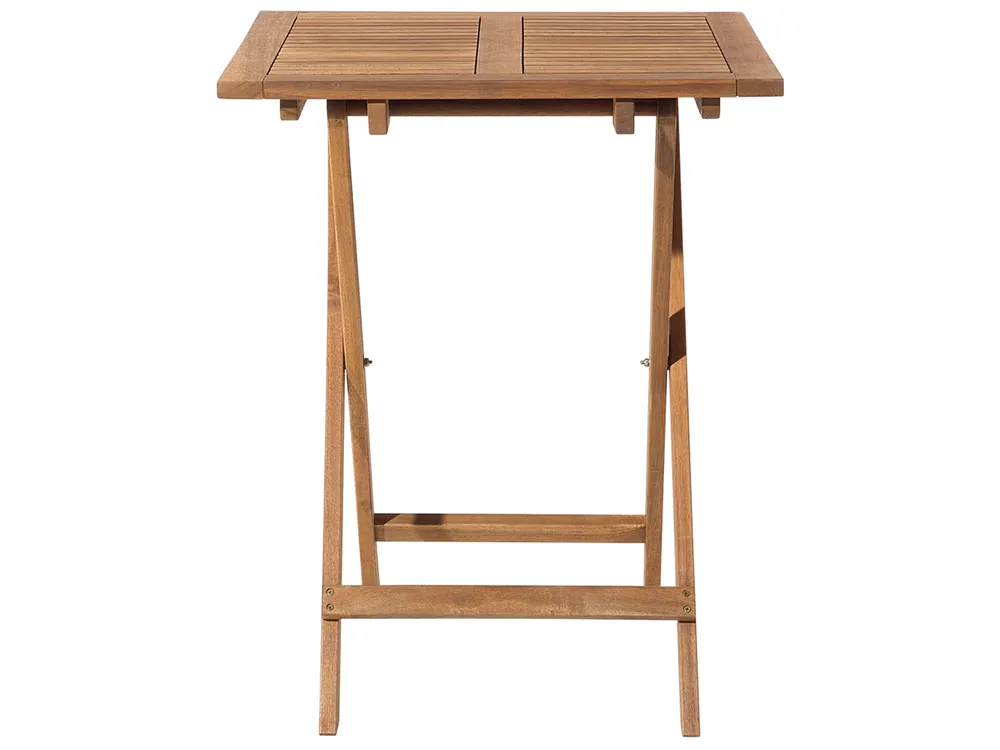 Bistro Set Folding FIJI Acacia Wood Light Brown_680137