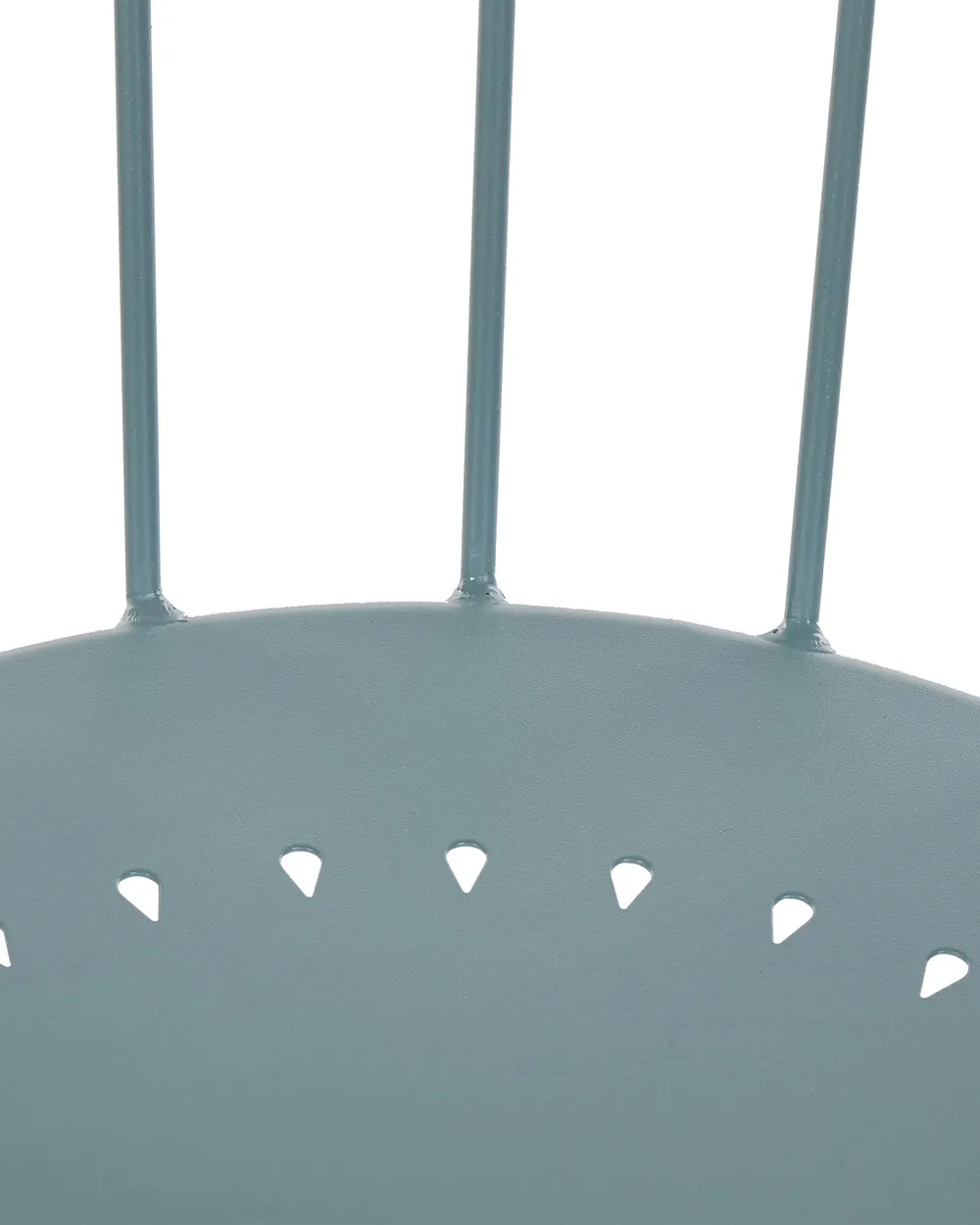 Set of 8 Chairs CALVI Metal Light Blue_815624