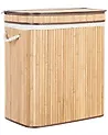 Laundry Basket KALTHOTA Bamboo Light Brown 100 L