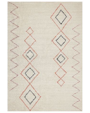 Bavlnený koberec 160 x 230 cm béžový GUWAHATI