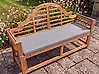 Bench Seat Pad Cushion MARLBORO 151 x 46 cm Grey