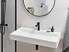 Wall Hung Basin QUENKO 1000 x 460 mm Mineral Cast White