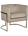 Armchair SIRKKA Velvet Taupe