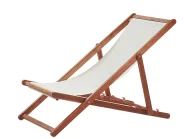 Set of 2 Folding Deck Chairs ANZIO Acacia Wood Dark Brown_1184692