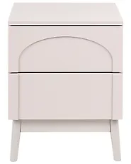 2 Drawer Bedside Table BOULIA Light Beige_1168904