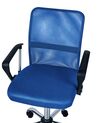 Krzesło biurowe regulowane niebieskie BEST_920068