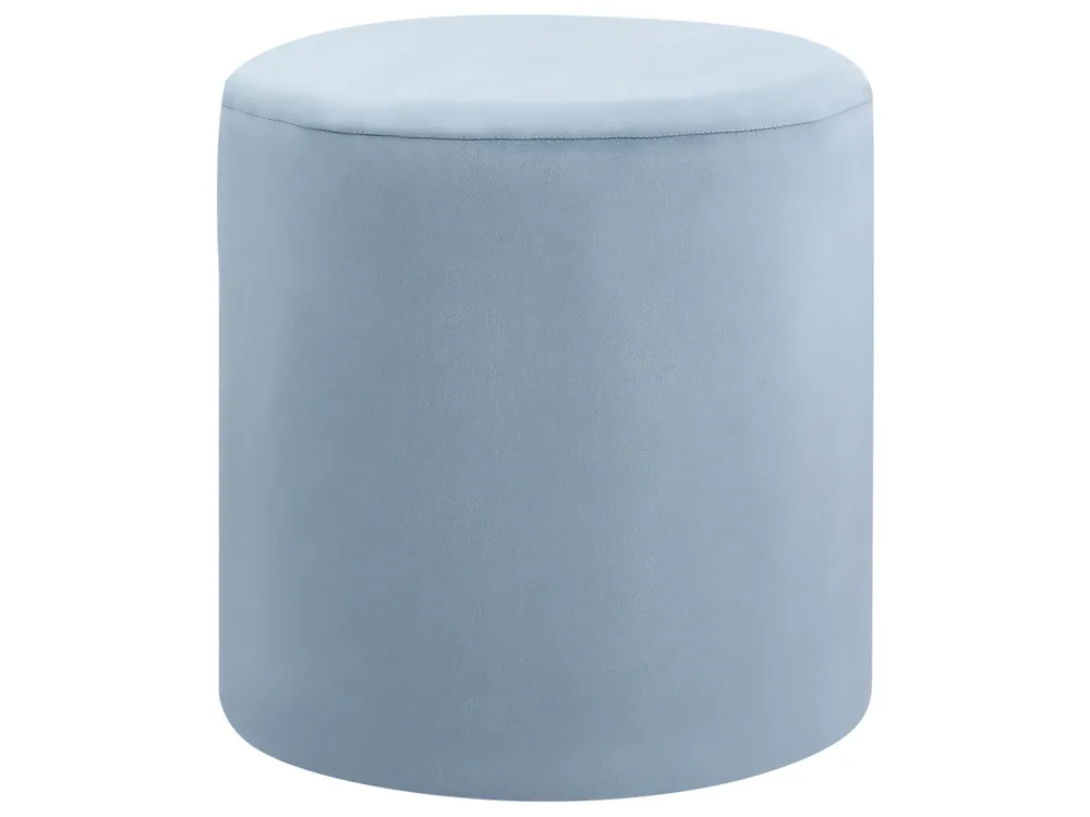 Pouffe LOVETT Velvet Light Blue_753484