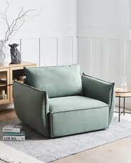 Armchair KUNES Fabric Light Green_964968