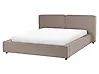 Bed Fabric LINARDS 160 x 200 cm (EU King Size) Taupe