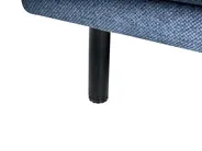 Sofa 3 Seater VORGOD Fabric Dark Blue_996600