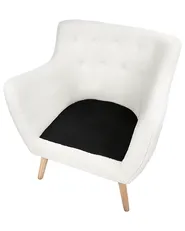 Armchair DRAMMEN Boucle White_951428